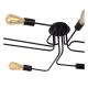 LESTER - Plafon - E27 - Black 21112/08/30 Lucide